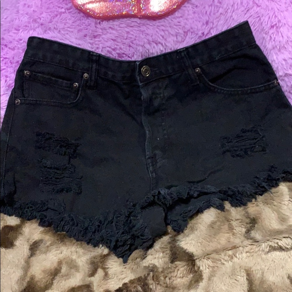 Black shorts